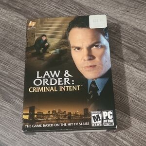 Legacy Law & Order: Criminal Intent PC Game - Black and Gold